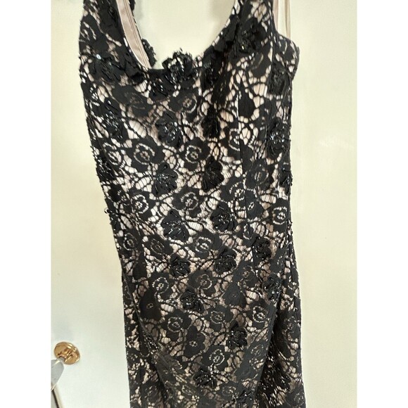 JS Boutique Womens Black Lace & Sequin Cocktail Dress Size 4 - Picture 6 of 16